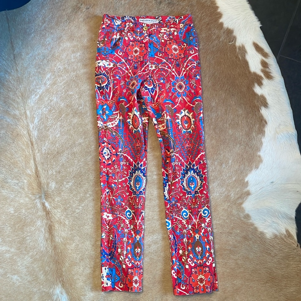 Gretchen Scott Gripeless Cotton Spandex Pants, Size Small